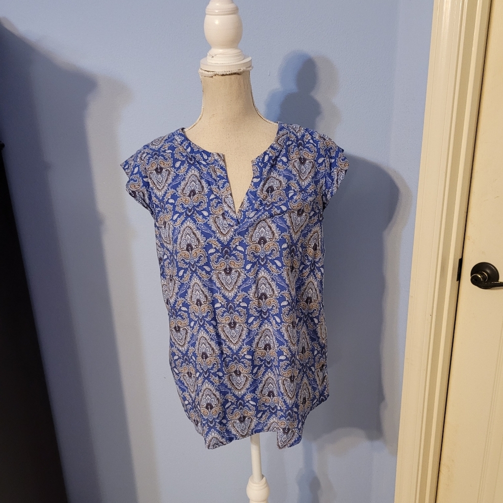 Artisan Ny Small Blue Womens Blouse